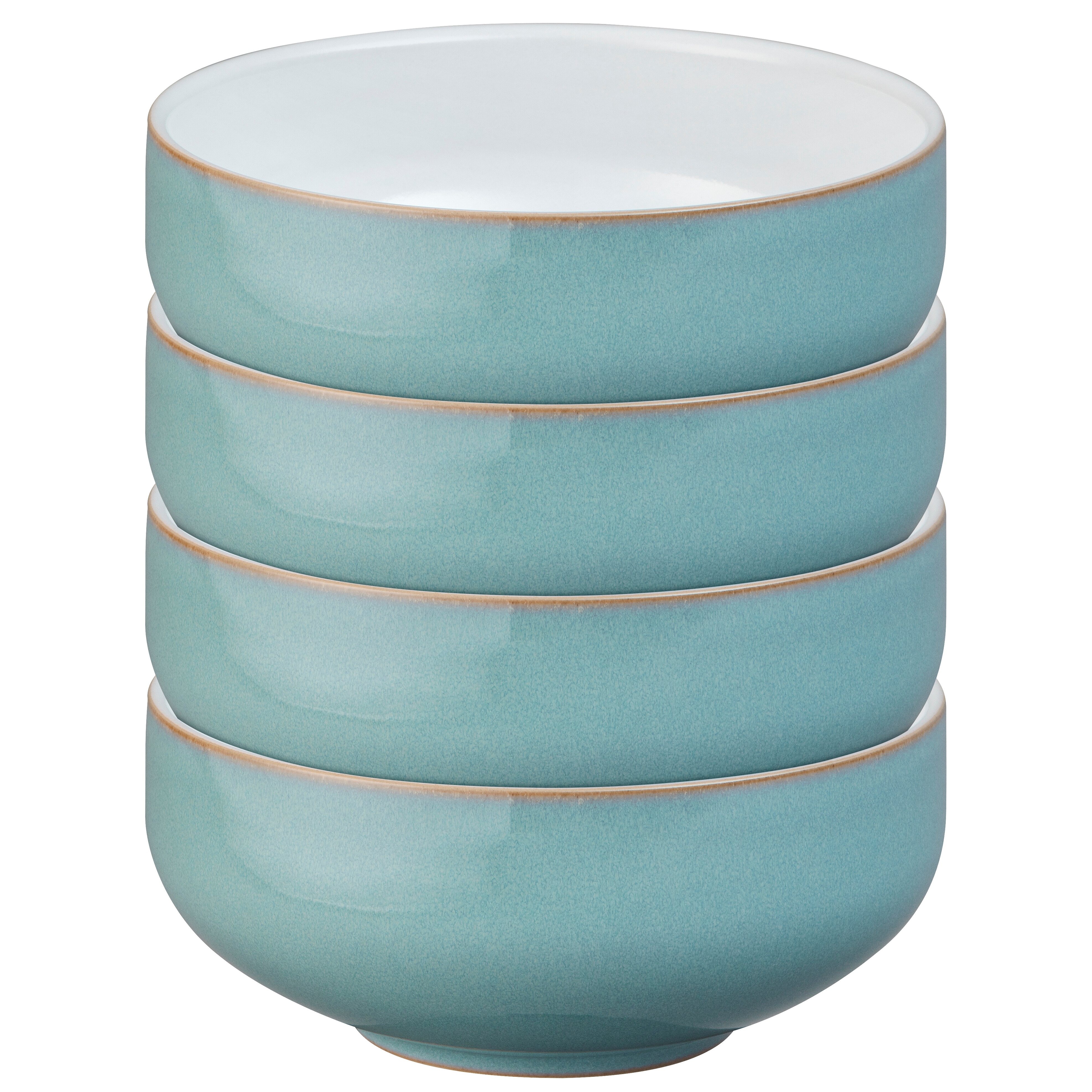 Product photograph of Azure 4 Piece Cereal Bowl Set from Denby Retail Ltd